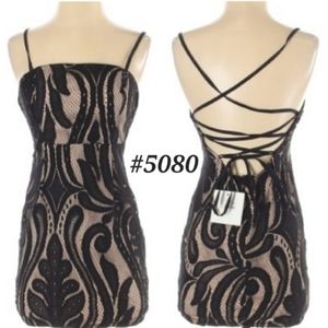 💟💖New! LF Seek the Label black lace cocktail Sz 2